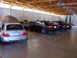 At the garage